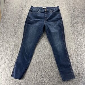 Denizen Levis Jeans Womens Size 16 Blue Cotton Stretch High Rise Ankle Skinny